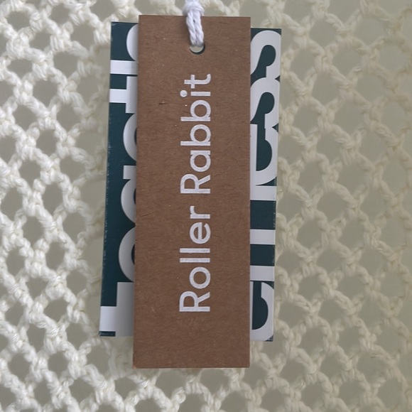 Roller rabbit crochet sweater cardigan size large - Picture 3 of 5